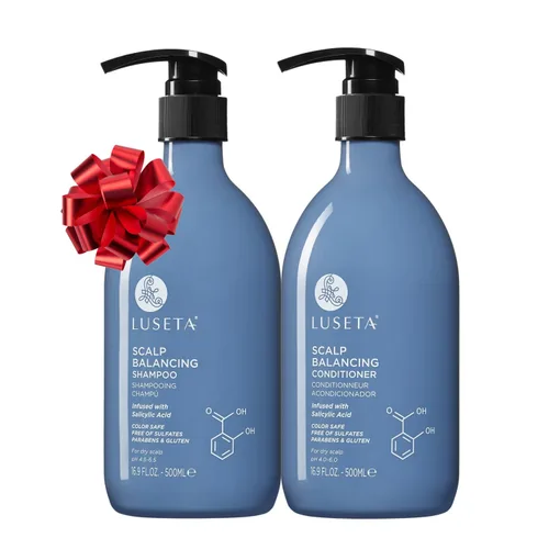 Miniatura 26 de Luseta - Juego de champú y acondicionador de queratina tratamiento hidratante para cabello seco, suavizar y reparar el cabello dañado para mujeres
