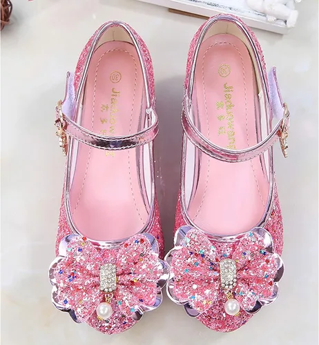 Miniatura 4 de Cadidi Dinos Zapatos de vestir para niñas, zapatos de fiesta de boda, zapatos de tacón Mary Jane Princesa (bebéniño pequeñoniño grande)