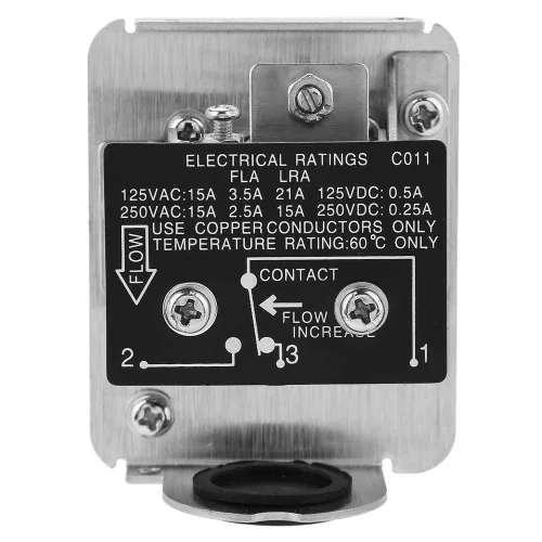 Miniatura 7 de 1/2" interruptor de agua, HFS-15 rosca ajustable doble tiro SPDT 220VAC 15A control de agua 1.0Mpa