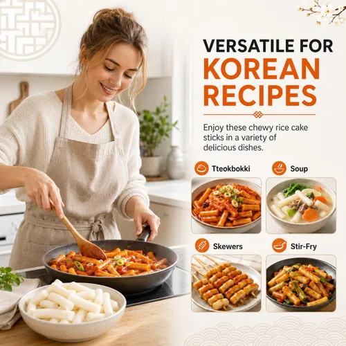 Miniatura 9 de Unha's Asian Snack Box - Pastel de arroz coreano - 1 paquete (3 paquetes individuales) vegano sin OMG sin gluten Tteok Pasta21.16 oz