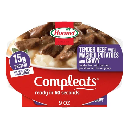 Miniatura 15 de HORMEL COMPLEATS Salisbury - Bandeja para microondas, 9 onzas (paquete de 6)