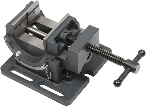 Miniatura 4 de Prensa de taladro industrial de sobremesa 3in en ángulo tornillo de banco resistente para mecanizado de máquina herramienta