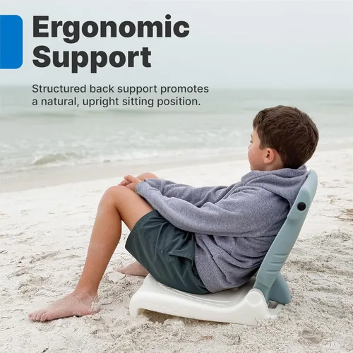 Miniatura 3 de Step2 Asiento abatible Hammerhead para niños, silla portátil para exteriores, para piscina, campamento, playa, estadio, proporciona apoyo