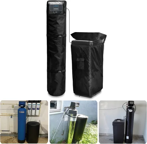 Miniatura 12 de Bitubi Chaqueta de neopreno suavizante de agua, suavizante de agua para exteriores y cubierta para tanque de filtro para evitar la sudoración