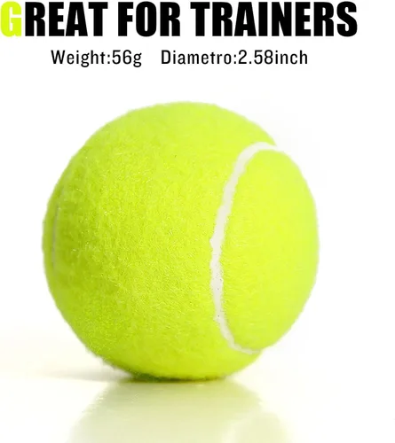 Miniatura 2 de 30/40 Pack Training Tennis Balls, Pet Dog Playing Balls, Practice Tennis Balls with Mesh Bag for Transport and Beginner Training