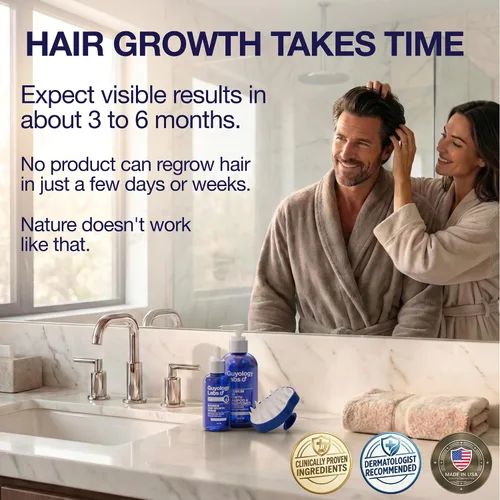 Miniatura 8 de Champú y acondicionador para el crecimiento del cabello para hombres y mujeres Bloqueador DHT para la pérdida y el crecimiento del cabello