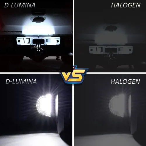 Miniatura 3 de D-Lumina Conjunto de luces LED para matrícula compatible con camioneta F150 F250 F350 F450 F550 Superduty Ranger Explorer Bronco Excursion