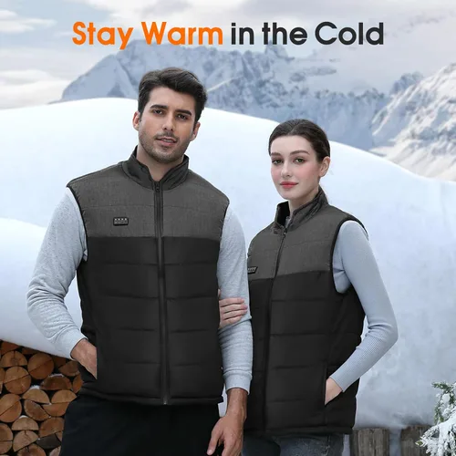 Miniatura 7 de Heated Vest, 20000mAh Battery Heated Vest for Men, 21 Heat Zones Heated Jacket for Women Outdoor work Hiking Skiing