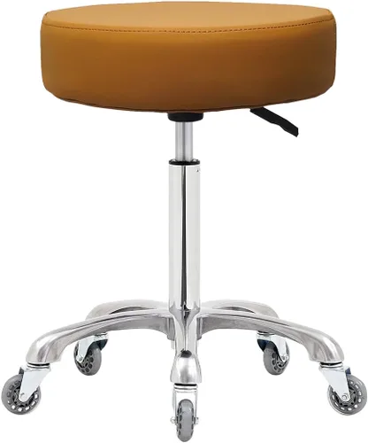 Miniatura 10 de Ainilaily Taburete Rodante con Ruedas Hidráulico de Servicio Pesado para Tienda Cocina Trabajo Pestañas Tatuaje Laboratorio Médico Guitarra, Silla