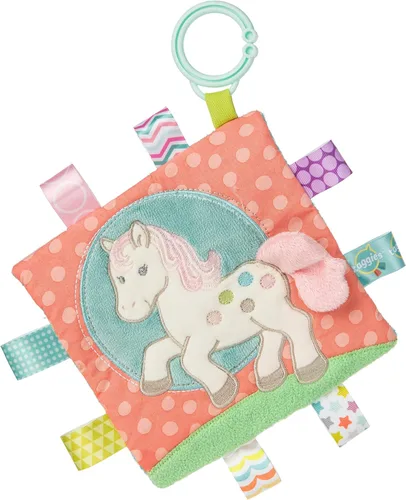 Miniatura 8 de Mary Meyer Taggies Touch & Feel Libro de Tela Suave con Papel Crujiente y Sonajero, 6 x 6 Pulgadas, Painted Pony