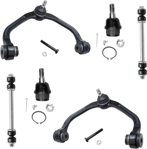 Miniatura 208 de Detroit Axle - Kit de extremo delantero para Chrysler 300 Dodge Charge Challenger 2011-2023, 2 brazos de control inferiores traseros 2 rótulas