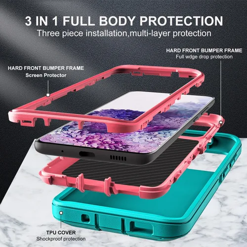 Miniatura 4 de YKHJKLEC Solo funda para Samsung Galaxy S20, no compatible con Galaxy S20 FE/S20 Plus/S20 Ultra, con 2 piezas