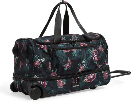 Miniatura 2 de Vera Bradley Women's Recycled Lighten Up Reactive Foldable Rolling Duffle Luggage