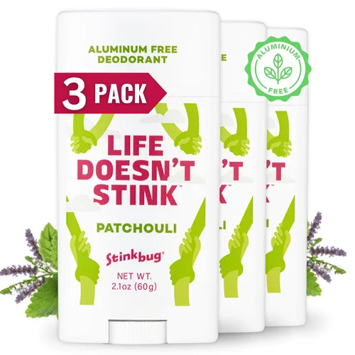 Miniatura 19 de Stinkbug Naturals - Desodorante orgánico sin aluminio con salvia ámbar, aceite de coco y carbón activado, sin parabenos, desodorante para piel