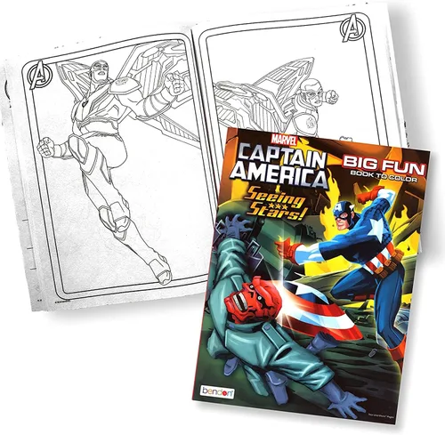 Miniatura 3 de Marvel Superheroes Giant Coloring & Activity Book Bundle con 6 libros surtidos con pin de superhéroe, pulsera y más ~ Avengers, Spiderman, Superman