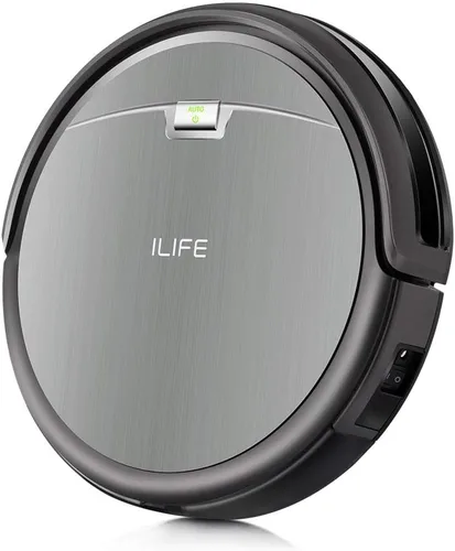 Miniatura 10 de ILIFE Aspiradora robot V2, succión sin enredos, 120 minutos de tiempo de funcionamiento, delgada, aspiradora robótica de carga automática, ideal