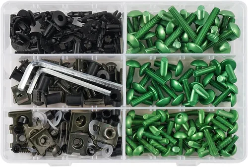Miniatura 9 de Complete Fairing Bolts Screw Compatible with Versys 650 Compatible with Ninja 650R 1000 Z750 Z1000 ZZR600 ZX6R ZX7R ZX9R ZX10R ZX12R ZX14R