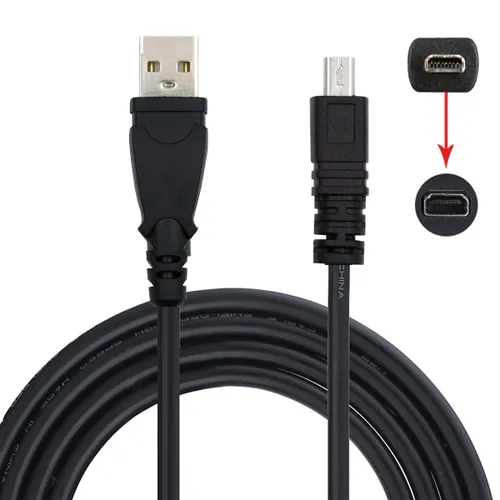 Miniatura 5 de cablecc 3pccs Mini 8P a USB-C Micro Mini USB Adaptador de Datos de Alimentación Hembra para Cámara