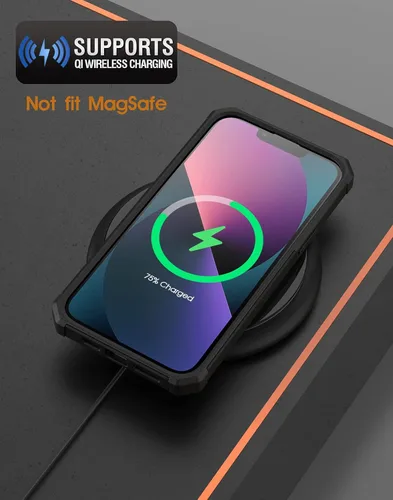 Miniatura 6 de Poetic Neon Series - Funda diseñada para iPhone 13 Mini, doble capa, resistente, resistente, ligera, delgada, a prueba de golpes, funda protectora