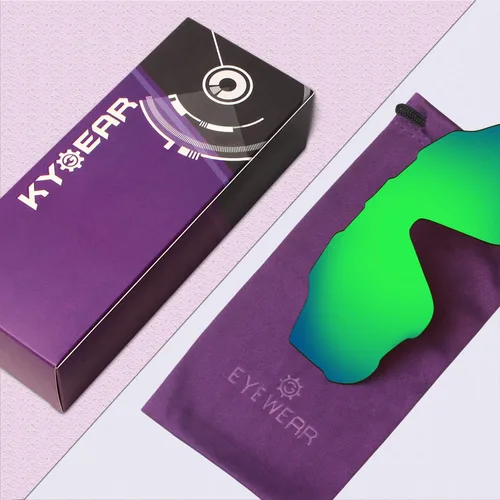 Miniatura 7 de Kygear 12MM Glare Proof Replacement Lenses Fits For Oakley OO9290 Jawbreaker Sunglasses