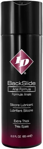 Id BackSlide - Lubricante anal suave a base de silicona para un deslizamiento duradero, lubricante de silicona premium y lubricante personal -