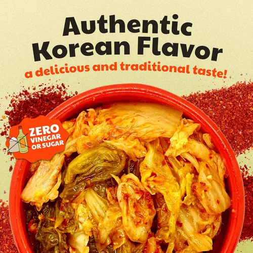 Miniatura 5 de Olive My Pickle Kimchi Fermentado - 16 oz 1 paquete de kimchi de col de napa probiótico clásico Kimchi coreano fresco con probióticos naturales