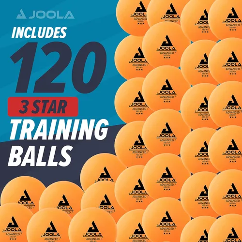 Miniatura 2 de JOOLA Training 3 Star - Pelotas de tenis de mesa paquete de 12, 60 o 120 unidades – Pelotas de ping pong a granel reglamentarias de 1.58+ pulgadas