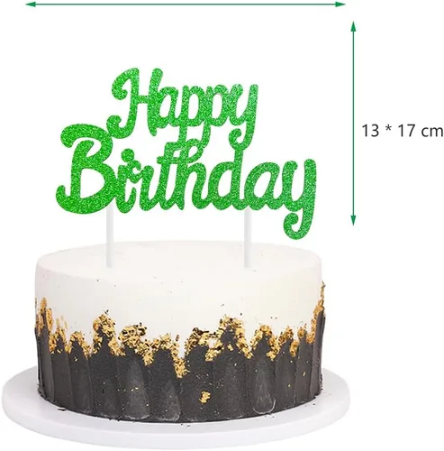 Miniatura 4 de Daimay 23 piezas de decoración de cumpleaños de tractor verde granja, suministros para fiestas, pancarta de feliz cumpleaños, globo de granero