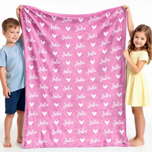 Miniatura 12 de ICELIETE Envía al día siguiente, mantas personalizadas para niños, manta personalizada con nombre, manta de franela, regalos de Navidad y cumpleaños