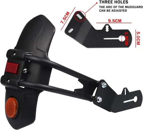 Miniatura 2 de Guardabarros trasero de motocicleta para guardabarros trasero de motocicleta, accesorios para Fz25 para Fz 25 para F&Azer 250 para AKT TT250