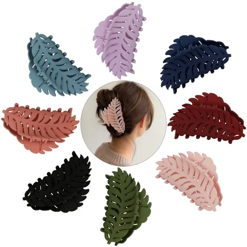 Miniatura 6 de AMCAMI Pinzas para el cabello para mujer, 3.7 pulgadas, antideslizantes, grandes, fuertes, pinzas de sujeción para cabello grueso, pinzas