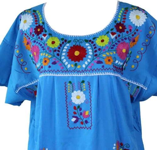 Miniatura 2 de Oro Import Vestido mexicano bordado a mano