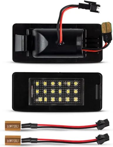 Miniatura 9 de para 2007-2014 Chevy Suburban Tahoe GMC Yukon Cadillac Escalade ESV, luces LED blancas para placa de matrícula, luces de etiqueta de parachoques