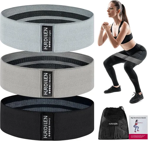 Bandas de resistencia para entrenamiento, bandas de entrenamiento de ejercicio para mujeres y hombres, bandas elásticas de 3 niveles para ejercicio