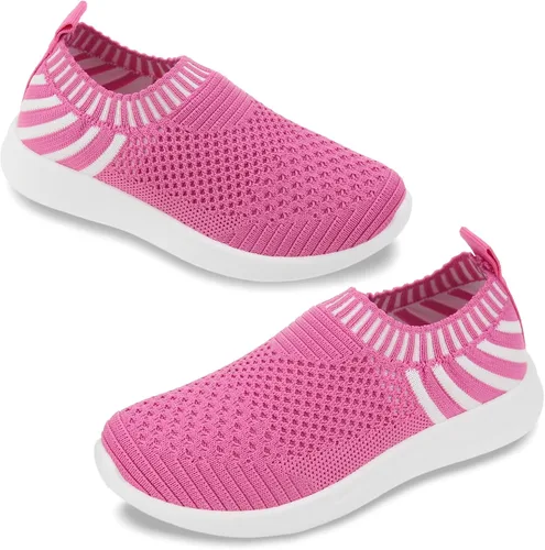 Miniatura 12 de Apawwa Zapatos de correr ligeros para niños, color rosa/azul/azul marino/negro, zapatos para caminar para niños pequeños/niños grandes