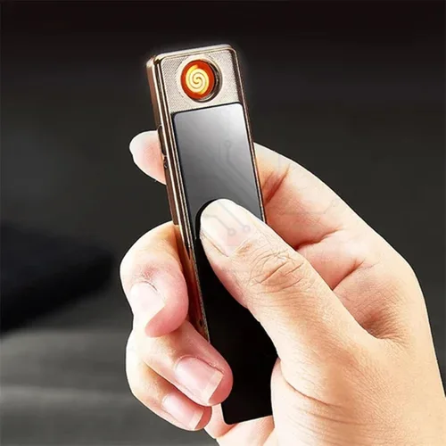 Miniatura 4 de Xipe - Encendedor de arco USB resistente al viento, encendedor de arco USB recargable (dorado)