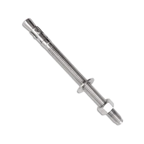 Miniatura 10 de Anclaje de cuña de 1/2" x 3-3/4 pulgadas, anclajes de hormigón de acero inoxidable, sujetadores de pernos de expansión de trabajo pesado