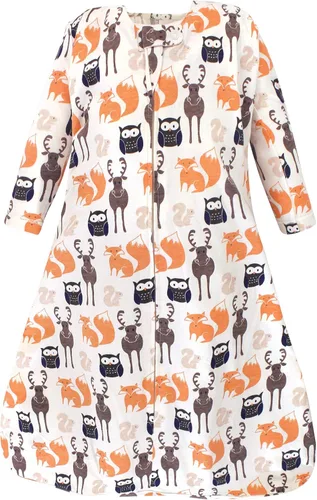 Hudson Baby Saco de dormir unisex de algodón de manga larga para bebé Bosque