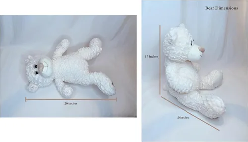 Miniatura 8 de KINNEX COLLECTIONS SINCE 1997 20" Quince Anos Quinceanera Last Doll Osito de peluche con vestido (pieza central) ~ ARC16831-23R (Aqua)