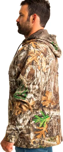 Miniatura 4 de Realtree Sudadera con capucha de camuflaje de peso medio y sherpa para hombre