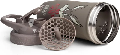 Miniatura 2 de Smartshake Looney Tunes Reforce Botella mezcladora de proteína de acero inoxidable - Botella unisex para gimnasio sin aislamiento Botellas