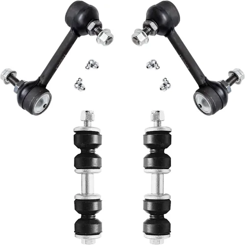 Miniatura 11 de Detroit Axle - 4 barras estabilizadoras para Acura EL Honda Civic 01-05, 4 barras estabilizadoras delanteras y traseras de repuesto 2001 2002 2003