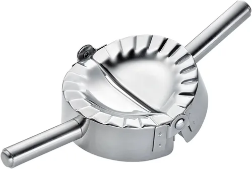 Miniatura 9 de Best Utensils molde para ravioles de acero inoxidable, molde para empanadillas, cortador para pastelería, accesorios de cocina, L, Plateado