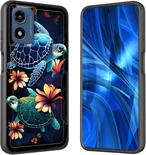 Miniatura 104 de Funda para Moto G 5G 2023, [probada en caídas de grado militar], resistente, resistente, resistente, a prueba de golpes, funda protectora