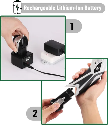 Miniatura 4 de Mr. Pen - Tijeras eléctricas con 2 cuchillas, 3.6V Tijeras eléctricas inalámbricas para cartón, cortador de cajas eléctricas