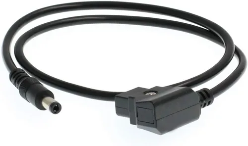 Miniatura 4 de Cable de alimentación de barril de CC a Dtap de 0.217 x 0.083 in para monitor Atomos Shogun/Ninja Inferno (cable en espiral de CC en codo)