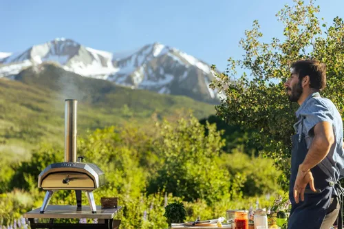 Miniatura 5 de Ooni Karu 12 - Horno de pizza al aire libre multi-combustible – Pizzas de 30 cm en 60 segundos - Horno de pizza portátil de leña y gas con piedra
