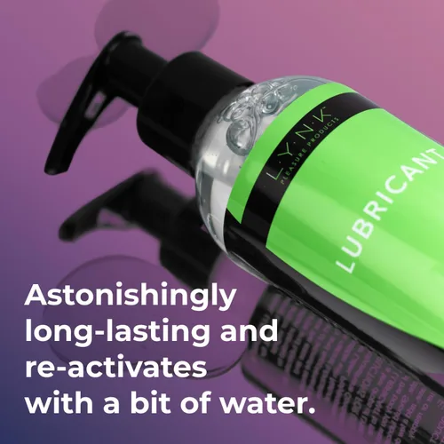 Miniatura 6 de LYNK Lubricante a base de agua de 8 onzas con bomba de mano, lubricante de gel de larga duración fácil de limpiar para privacidad compatible