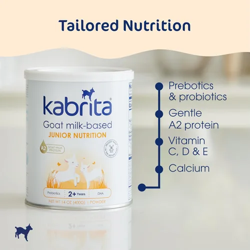 Miniatura 5 de Kabrita Leche en polvo de cabra junior para niños, fácil de digerir para edades de 2 a 7 años, aumenta la inmunidad que contiene vitamina C, D, E