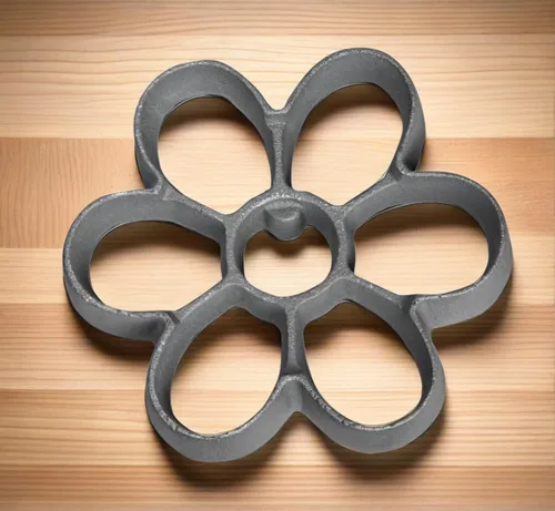Miniatura 5 de Molde escandinavo de roseta Achappam, molde para buñuelos, fabricante de rosetas, herramienta de galletas de roseta, molde de aluminio fundido
